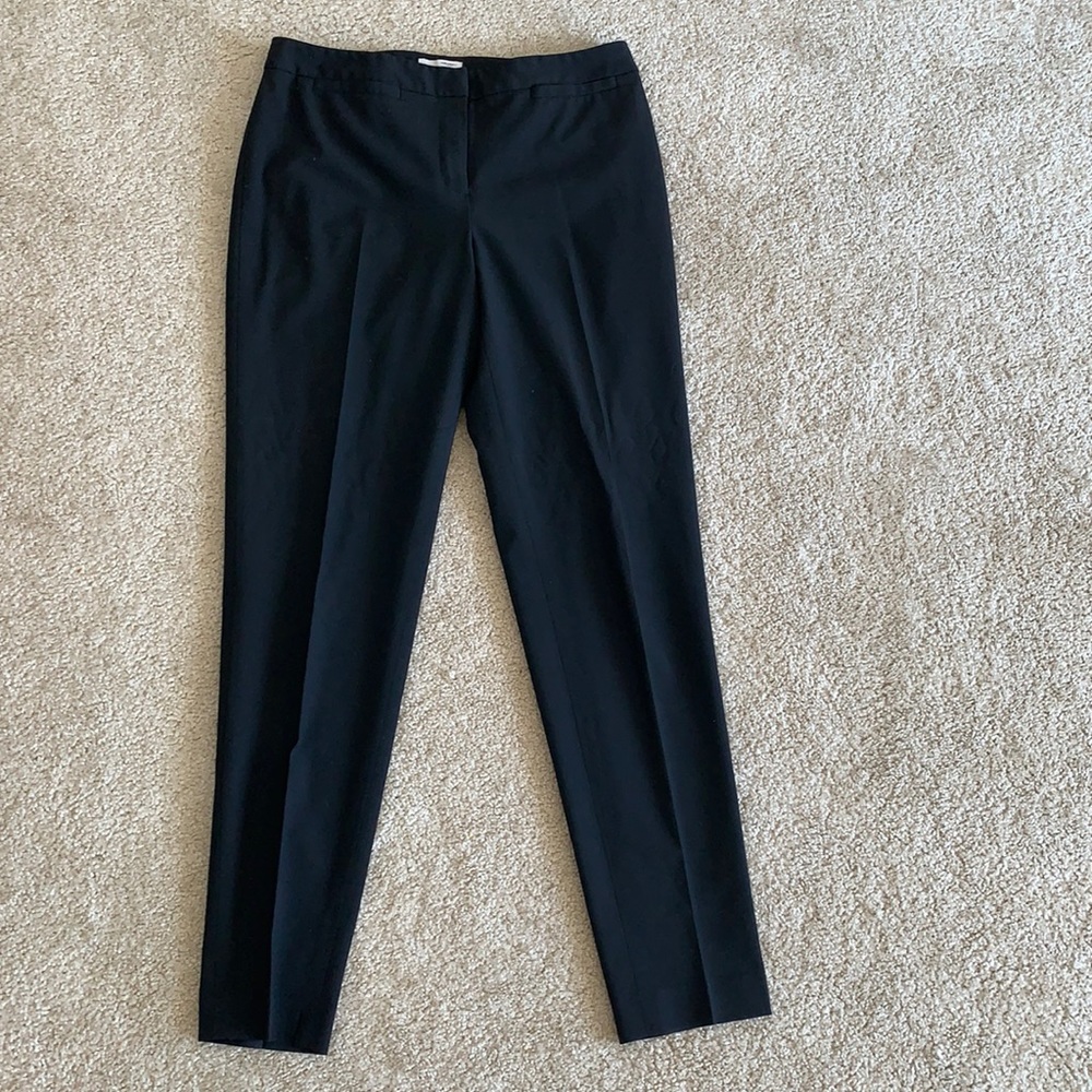 Nordstrom Halogen “Taylor fit” black crop trousers